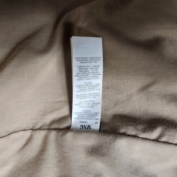 Mango MNG Womens Tan Utility Jacket-Size M (NWT) - Picture 12 of 13